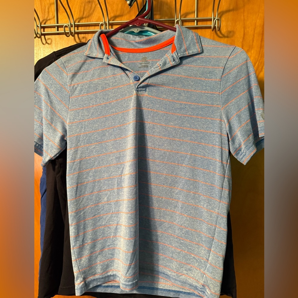 Champion Blue and Orange Polo Shirt